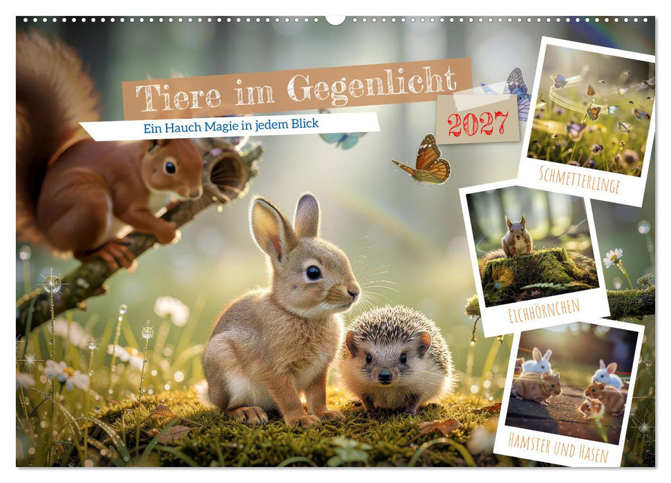 Tiere im Gegenlicht (CALVENDO Wandkalender 2027)