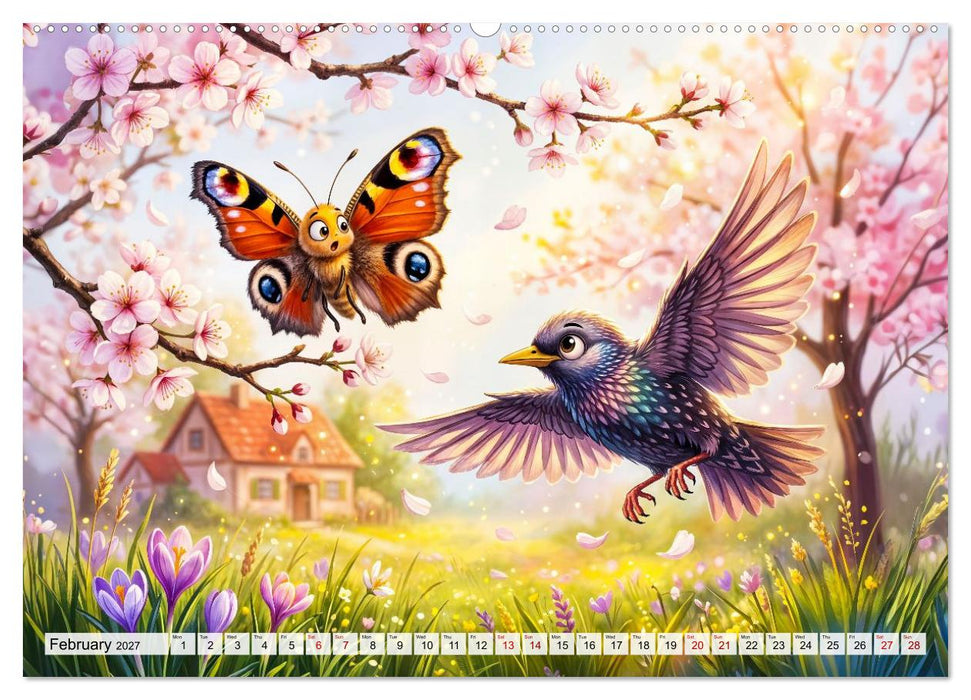 Butterfly Seasons - Life Cycle Illustrated Through The Year (CALVENDO Premium-Calendar 2027)