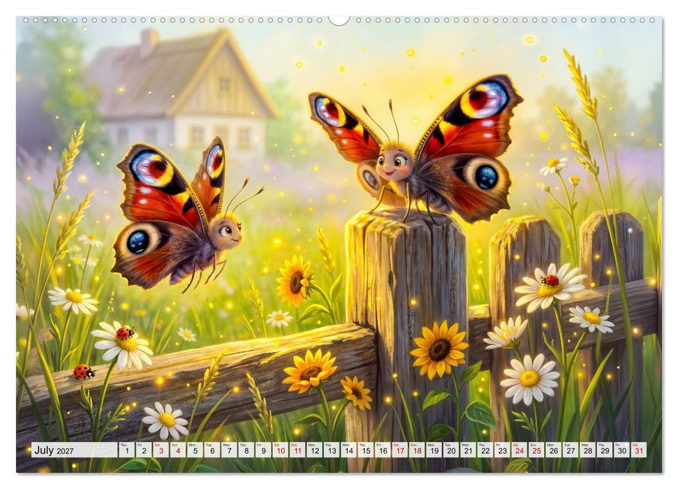 Butterfly Seasons - Life Cycle Illustrated Through The Year (CALVENDO Premium-Calendar 2027)