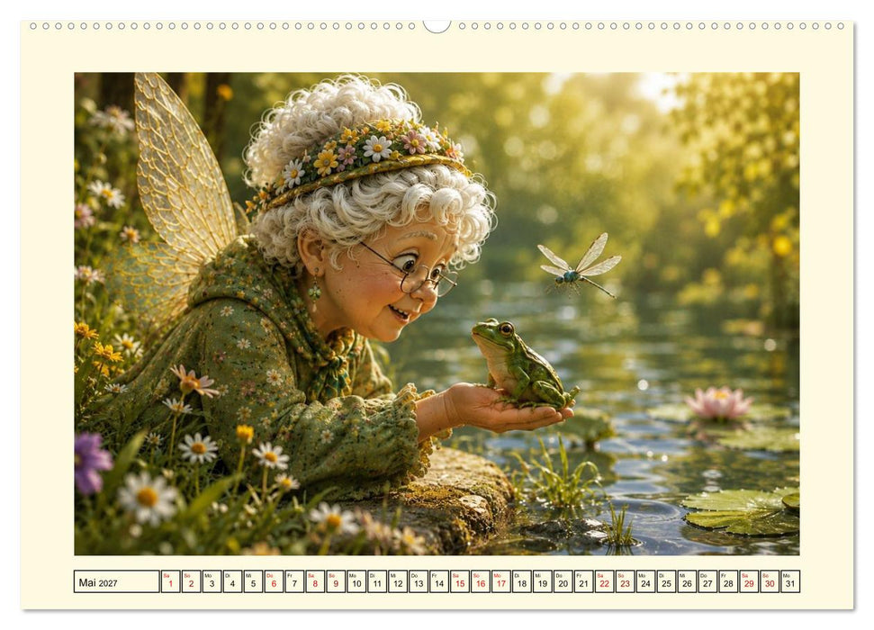 Zauberhafte Fee im Ruhestand (CALVENDO Premium Wandkalender 2027)