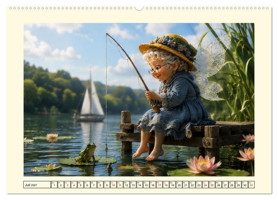 Zauberhafte Fee im Ruhestand (CALVENDO Premium Wandkalender 2027)