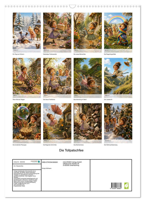 Die Tollpatschfee (CALVENDO Wandkalender 2027)