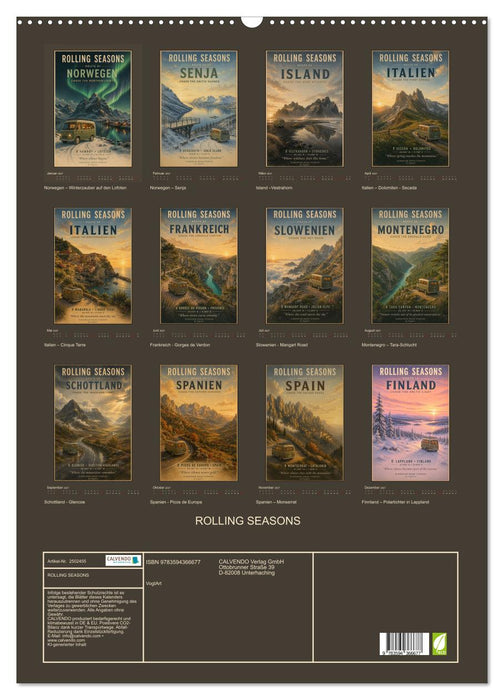 ROLLING SEASONS (CALVENDO Wandkalender 2027)