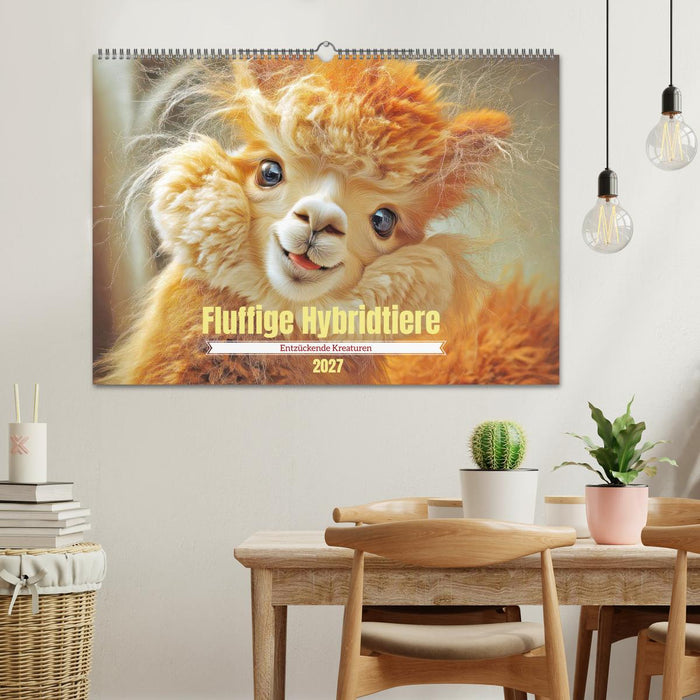 Fluffige Hybridtiere - Entzückende Kreaturen (CALVENDO Wandkalender 2027)