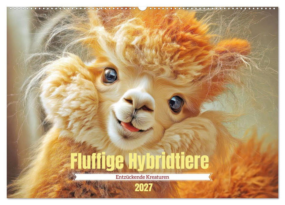 Fluffige Hybridtiere - Entzückende Kreaturen (CALVENDO Wandkalender 2027)