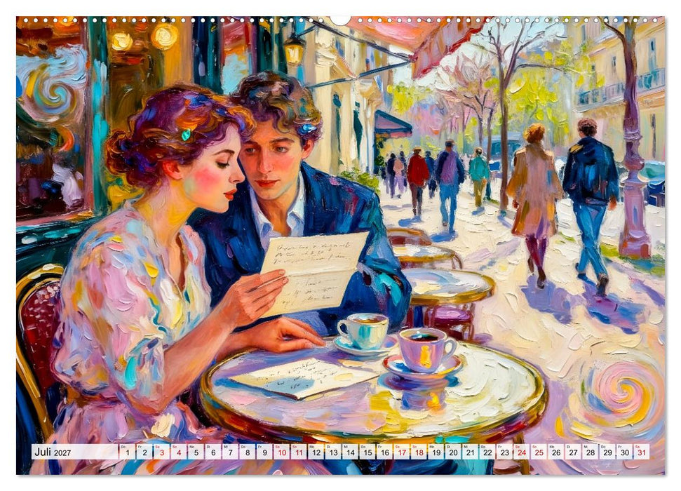 Im Rhythmus der Stadt - Licht und Leben im Impressionismus (CALVENDO Premium Wandkalender 2027)