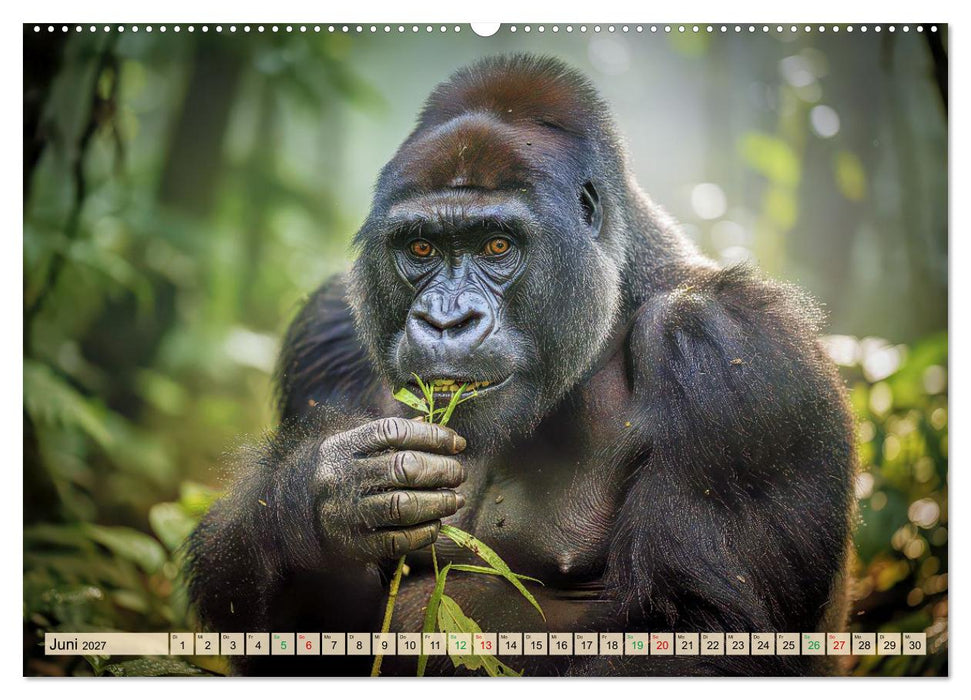 Berggorillas im Bwindi-Nationalpark (CALVENDO Premium Wandkalender 2027)