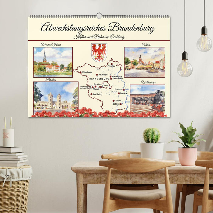 Abwechslungsreiches Brandenburg (CALVENDO Wandkalender 2027)