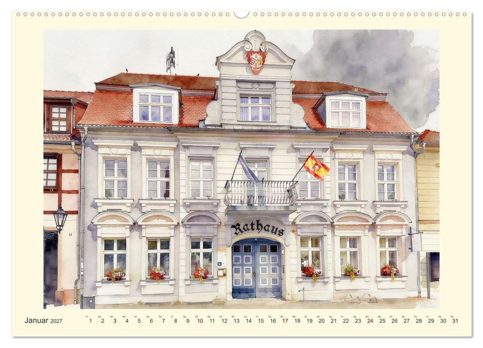 Abwechslungsreiches Brandenburg (CALVENDO Wandkalender 2027)