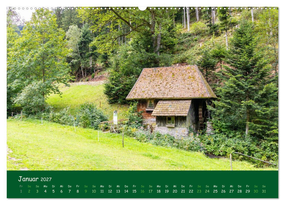 Mühlenromantik im Schwarzwald (CALVENDO Premium Wandkalender 2027)