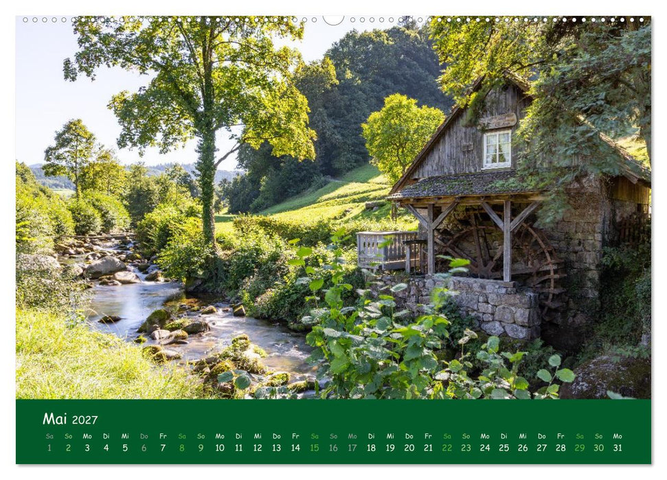 Mühlenromantik im Schwarzwald (CALVENDO Premium Wandkalender 2027)