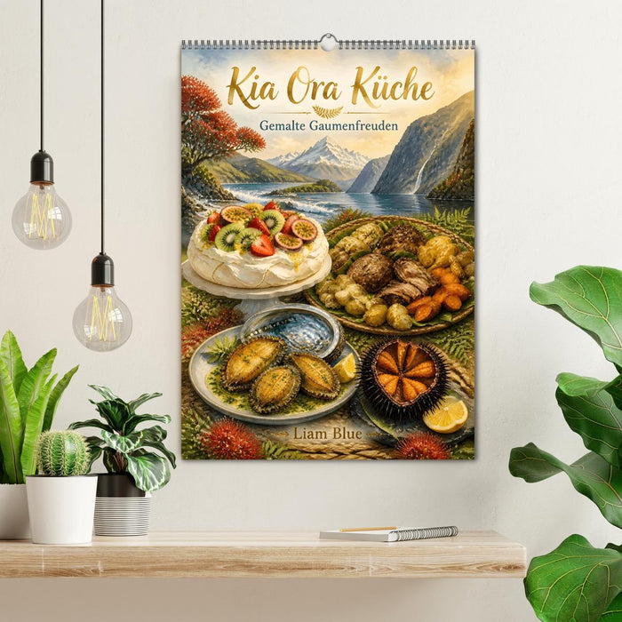 Kia Ora Küche - Gemalte Gaumenfreuden (CALVENDO Wandkalender 2027)
