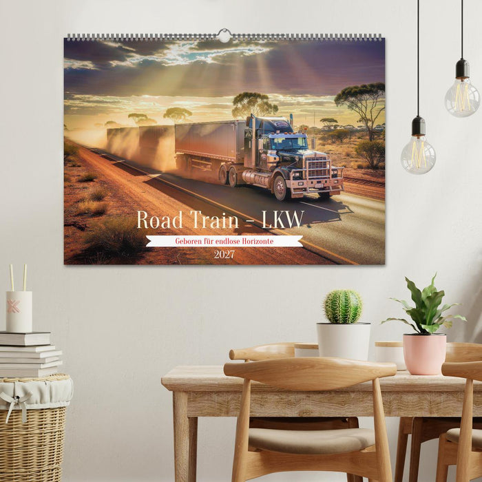 Road Train - LKW (CALVENDO Wandkalender 2027)