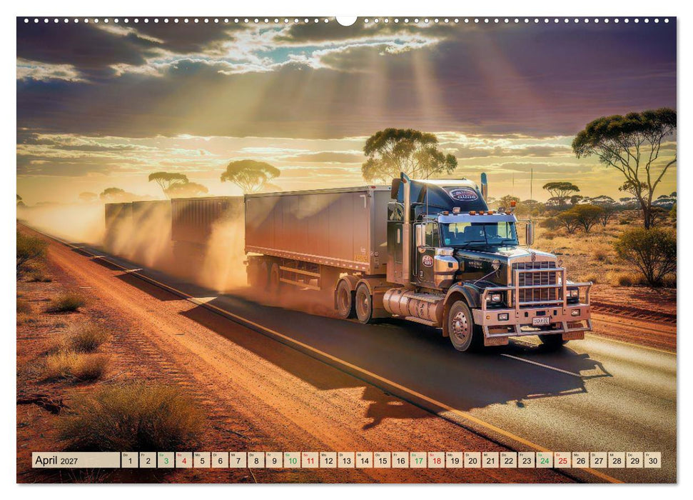 Road Train - LKW (CALVENDO Wandkalender 2027)