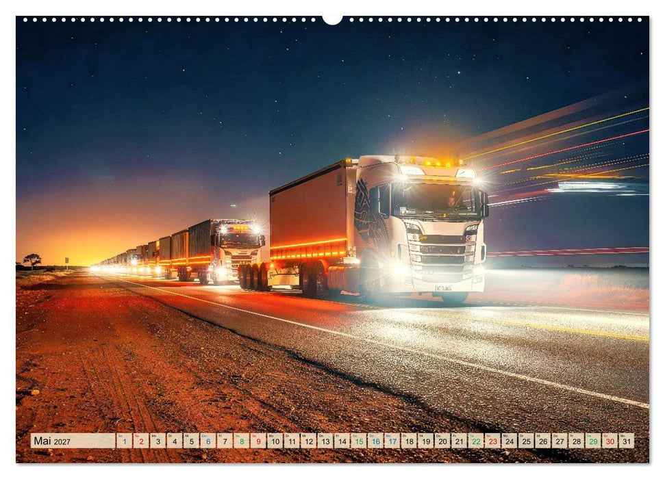 Road Train - LKW (CALVENDO Wandkalender 2027)