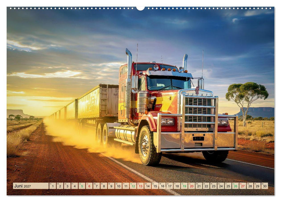 Road Train - LKW (CALVENDO Wandkalender 2027)
