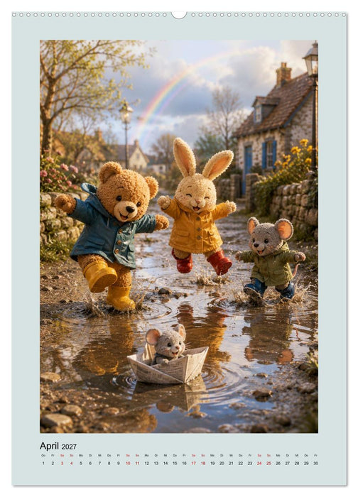 Die Insel der Stofftiere (CALVENDO Premium Wandkalender 2027)