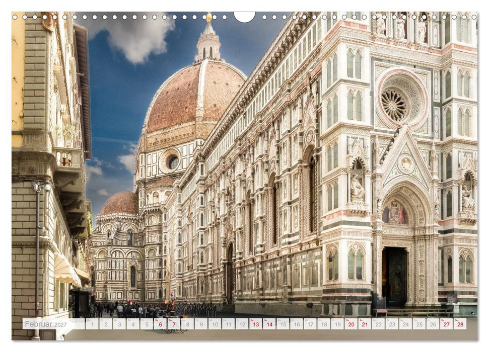 Erlebnis Toskana - Städte (CALVENDO Wandkalender 2027)