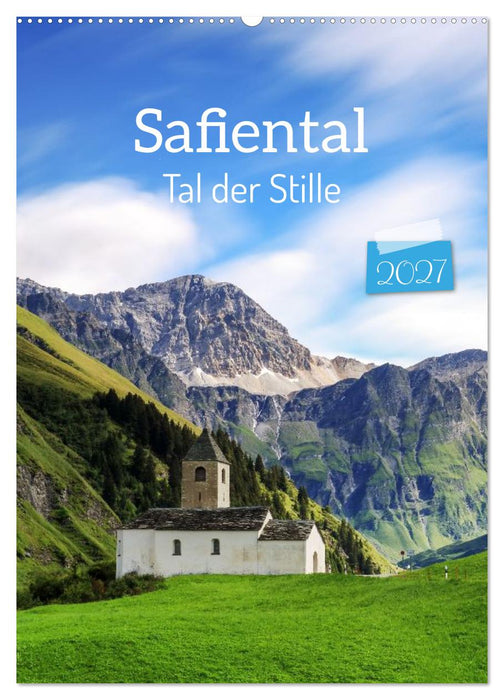 Safiental - Tal der Stille (CALVENDO Wandkalender 2027)