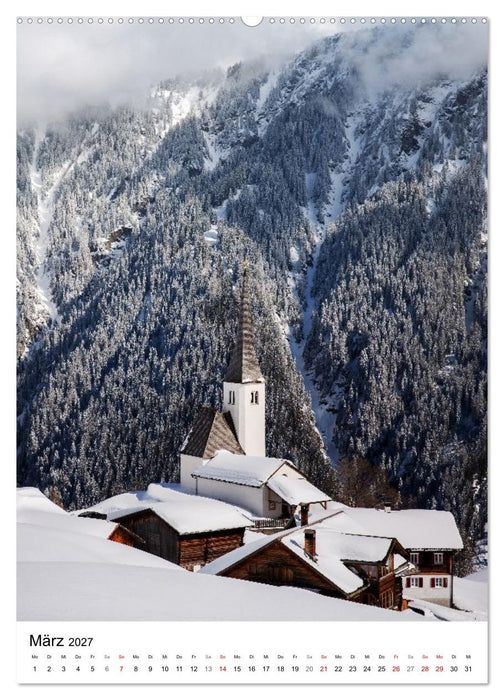 Safiental - Tal der Stille (CALVENDO Wandkalender 2027)