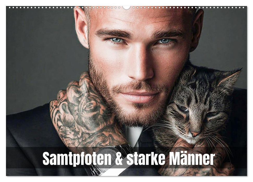 Samtpfoten & starke Männer (CALVENDO Wandkalender 2027)