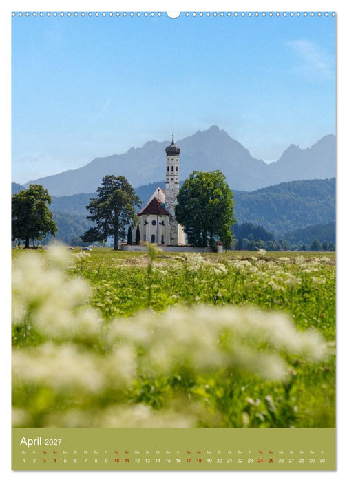 Malerische Allgäu Impressionen. Alpen, Seen und Altstädte (CALVENDO Premium Wandkalender 2027)