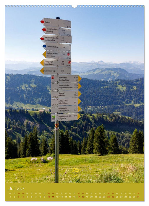 Malerische Allgäu Impressionen. Alpen, Seen und Altstädte (CALVENDO Premium Wandkalender 2027)