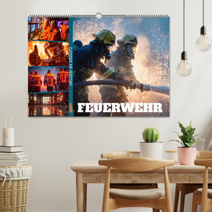 Feuerwehr - Helden im Einsatz (CALVENDO Wandkalender 2027)