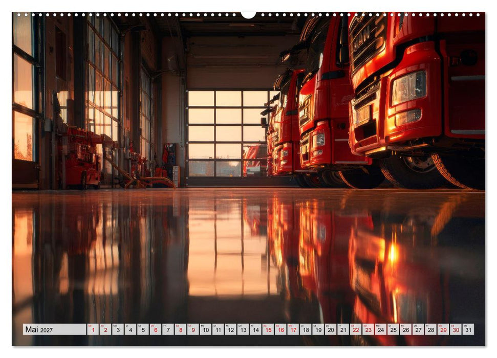 Feuerwehr - Helden im Einsatz (CALVENDO Wandkalender 2027)