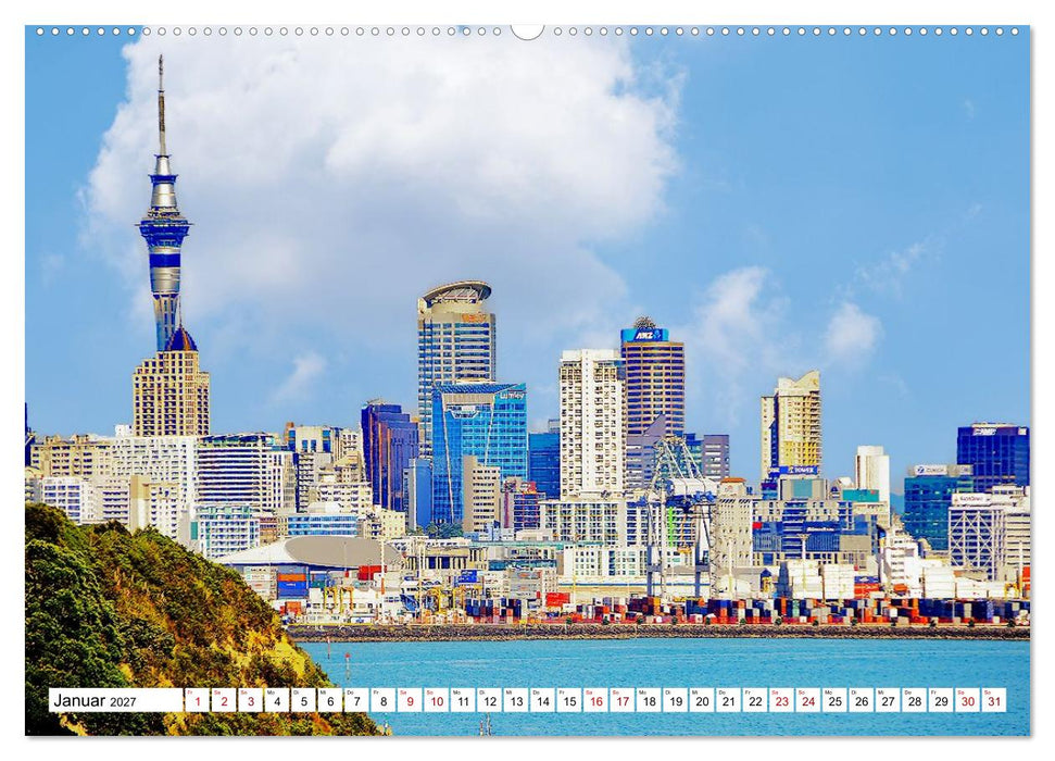 Neuseeland - Land der Kontraste (CALVENDO Premium Wandkalender 2027)