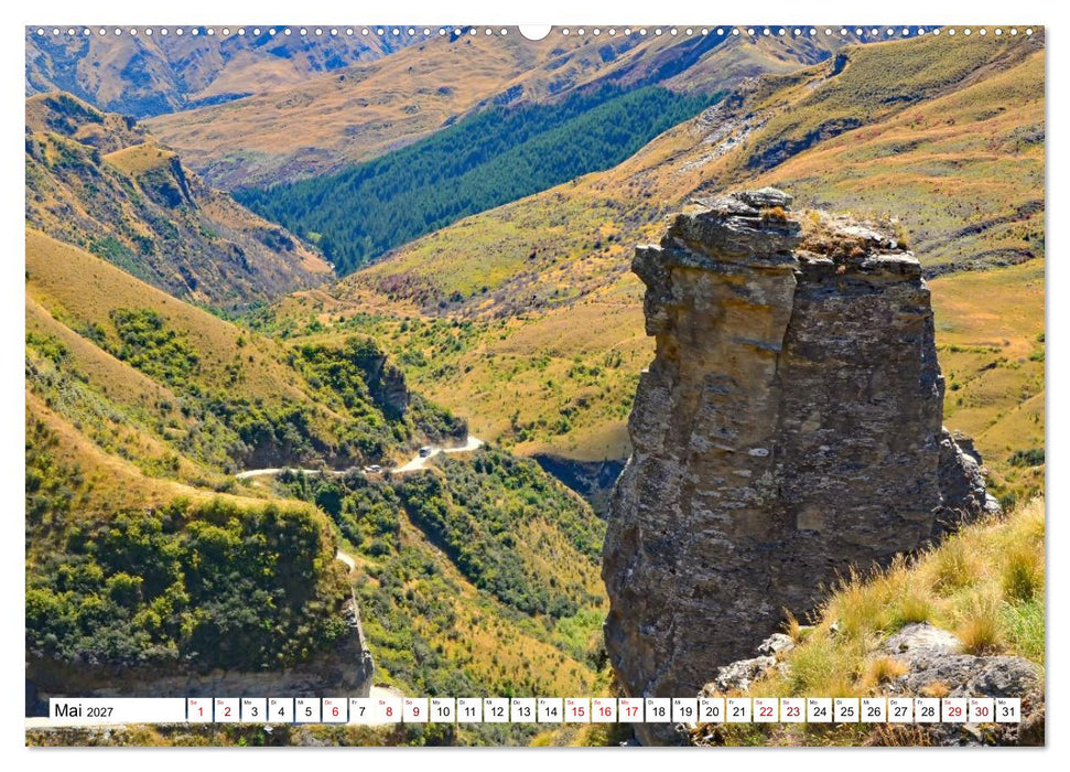 Neuseeland - Land der Kontraste (CALVENDO Premium Wandkalender 2027)