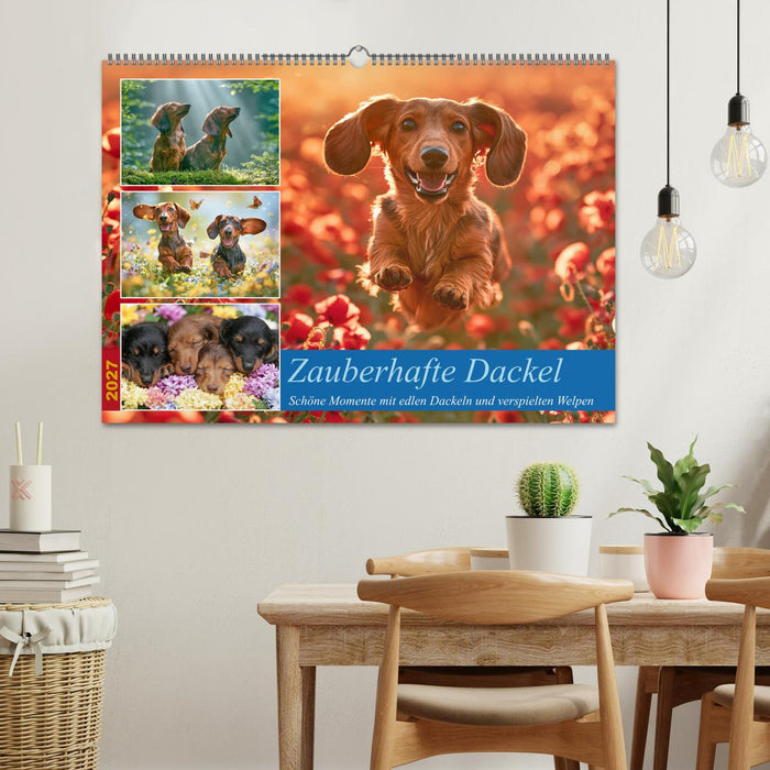 Zauberhafte Dackel (CALVENDO Wandkalender 2027)