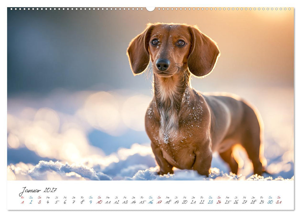 Zauberhafte Dackel (CALVENDO Wandkalender 2027)