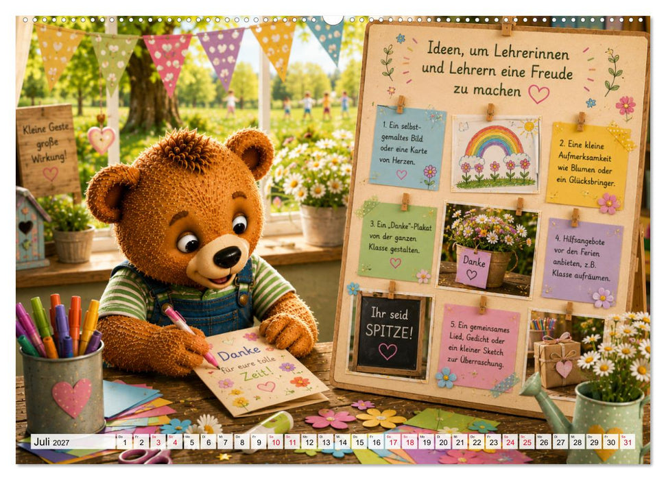 Flynn und seine kreative Reise durch das Jahr (CALVENDO Premium Wandkalender 2027)