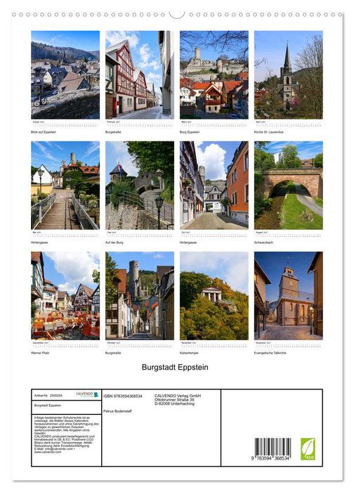 Burgstadt Eppstein (CALVENDO Premium Wandkalender 2027)