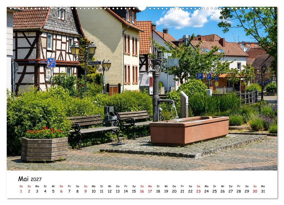 Eschborn Fachwerk und Finanzen (CALVENDO Wandkalender 2027)