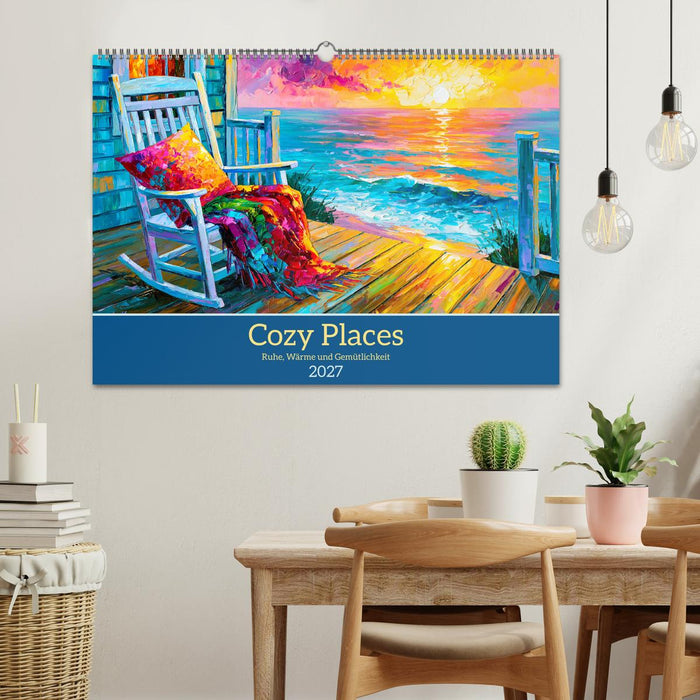 Cozy Places. Ruhe, Wärme und Gemütlichkeit (CALVENDO Wandkalender 2027)