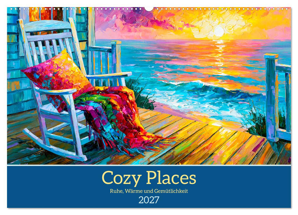 Cozy Places. Ruhe, Wärme und Gemütlichkeit (CALVENDO Wandkalender 2027)