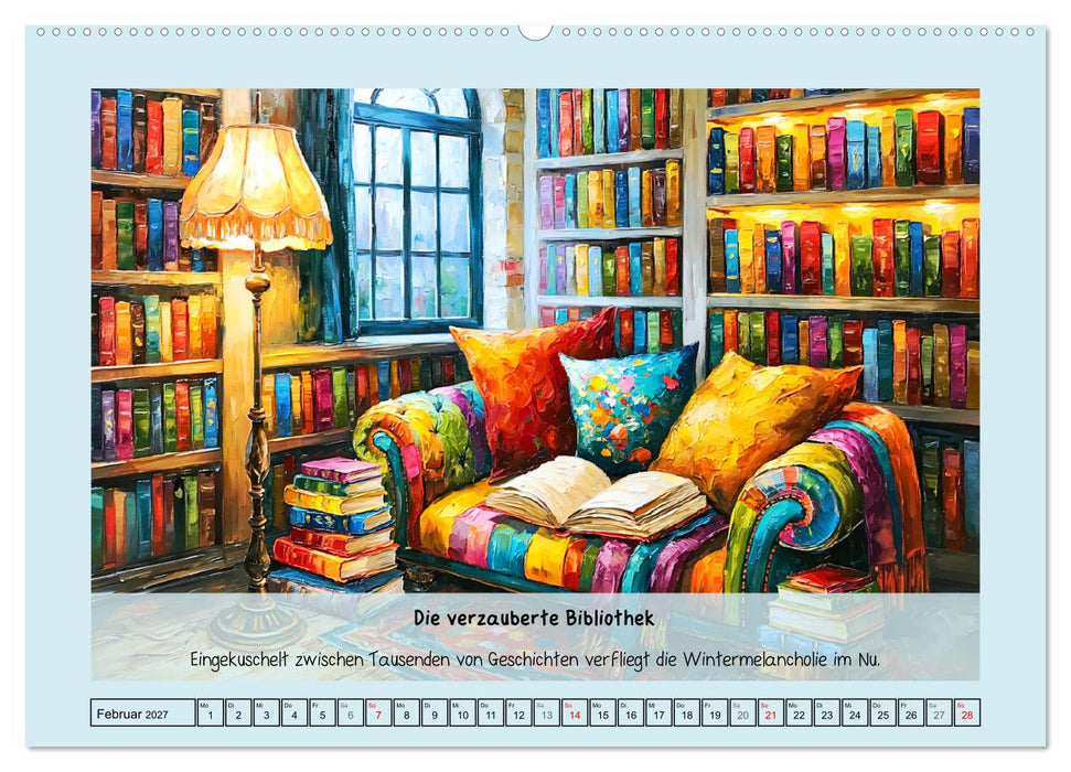 Cozy Places. Ruhe, Wärme und Gemütlichkeit (CALVENDO Wandkalender 2027)