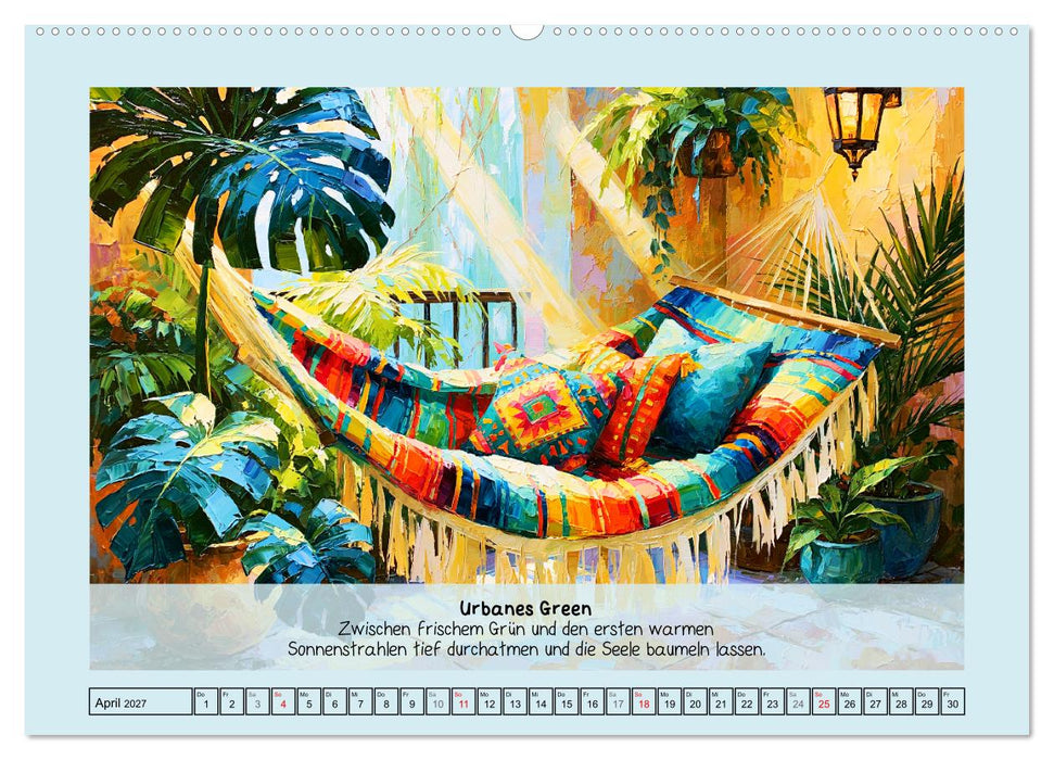 Cozy Places. Ruhe, Wärme und Gemütlichkeit (CALVENDO Wandkalender 2027)
