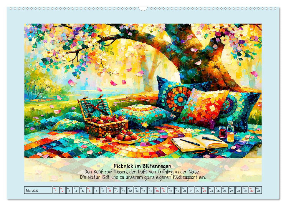 Cozy Places. Ruhe, Wärme und Gemütlichkeit (CALVENDO Wandkalender 2027)