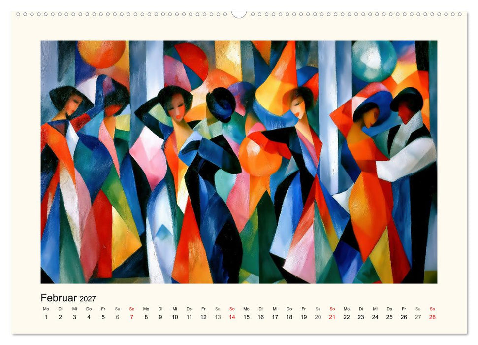 Ein farbenfrohes Jahr (CALVENDO Premium Wandkalender 2027)