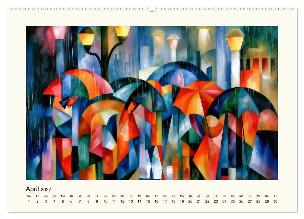Ein farbenfrohes Jahr (CALVENDO Premium Wandkalender 2027)