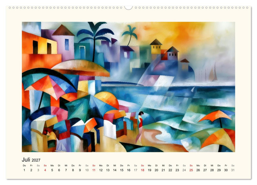 Ein farbenfrohes Jahr (CALVENDO Premium Wandkalender 2027)