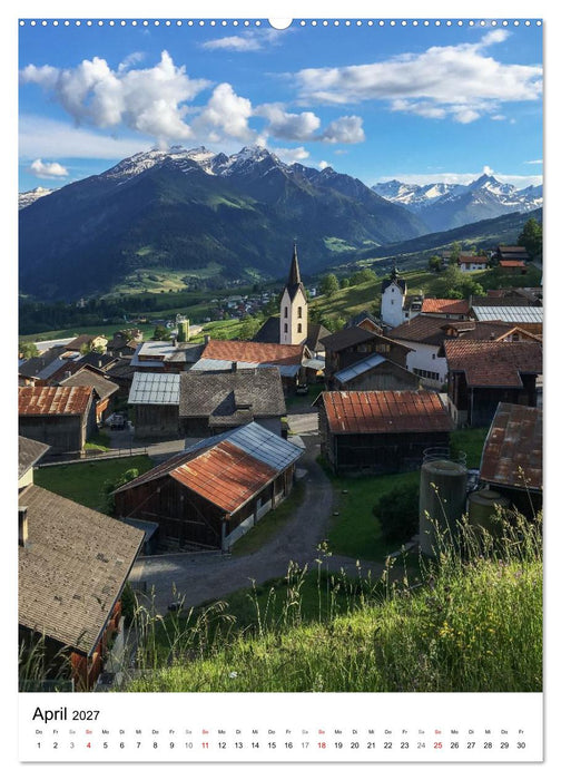 Val Lumnezia - Tal des Lichts (CALVENDO Premium Wandkalender 2027)