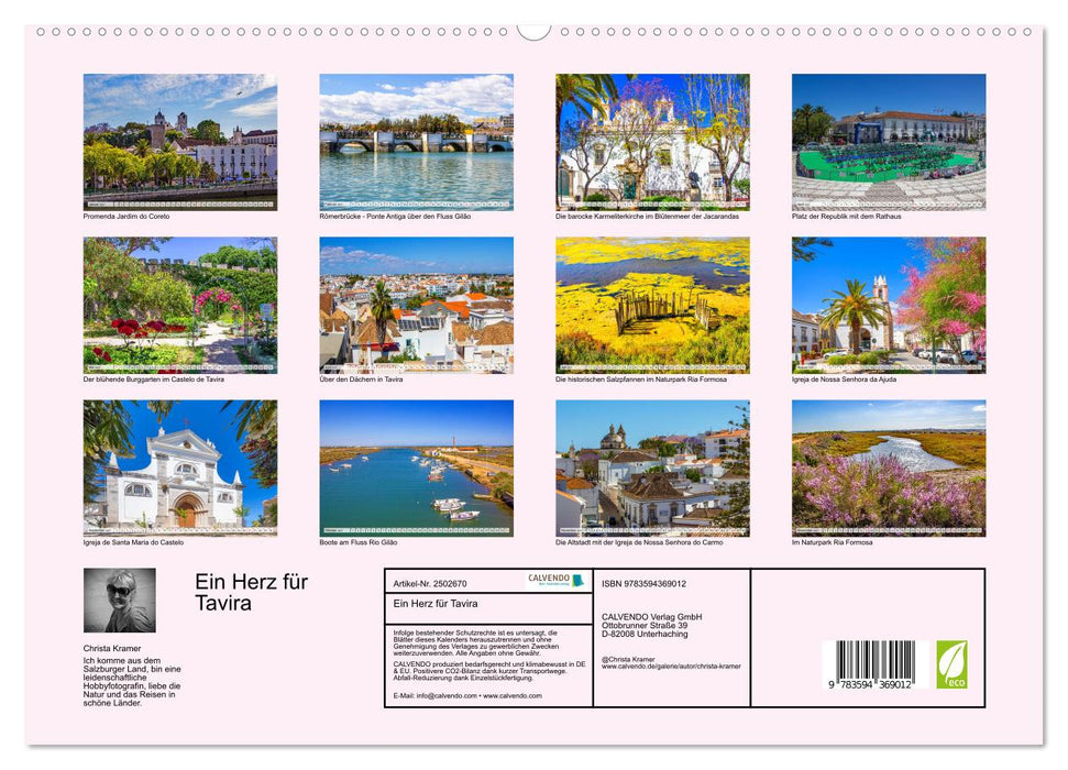 Ein Herz für Tavira (CALVENDO Premium Wandkalender 2027)