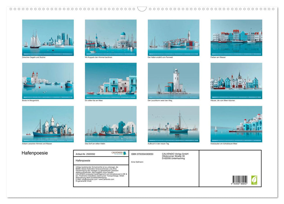 Hafenpoesie (CALVENDO Wandkalender 2027)