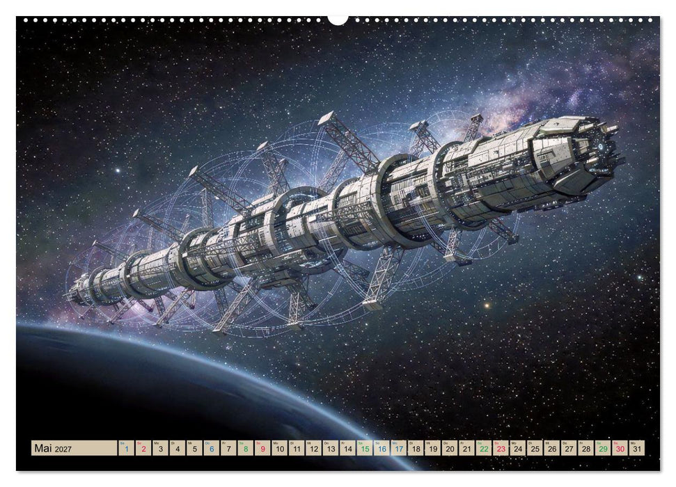 Gravitations-Raumschiffe (CALVENDO Premium Wandkalender 2027)