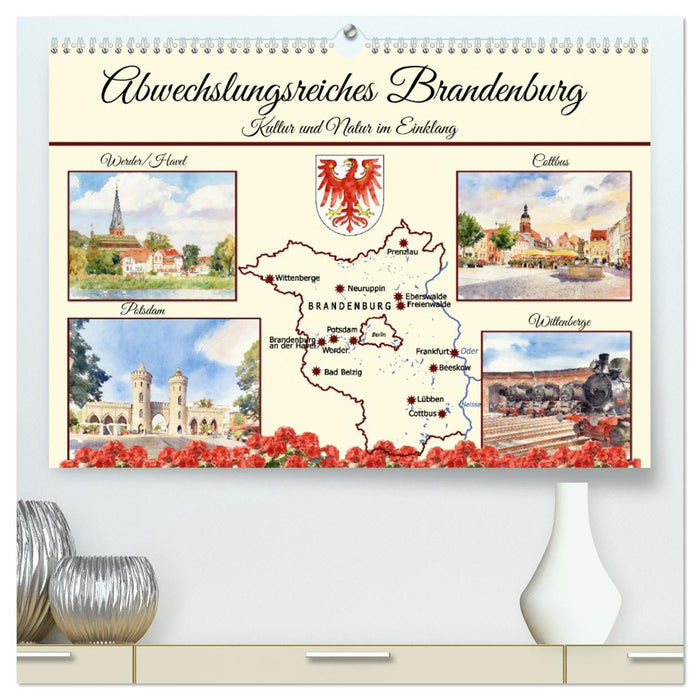 Abwechslungsreiches Brandenburg (CALVENDO Premium Wandkalender 2027)