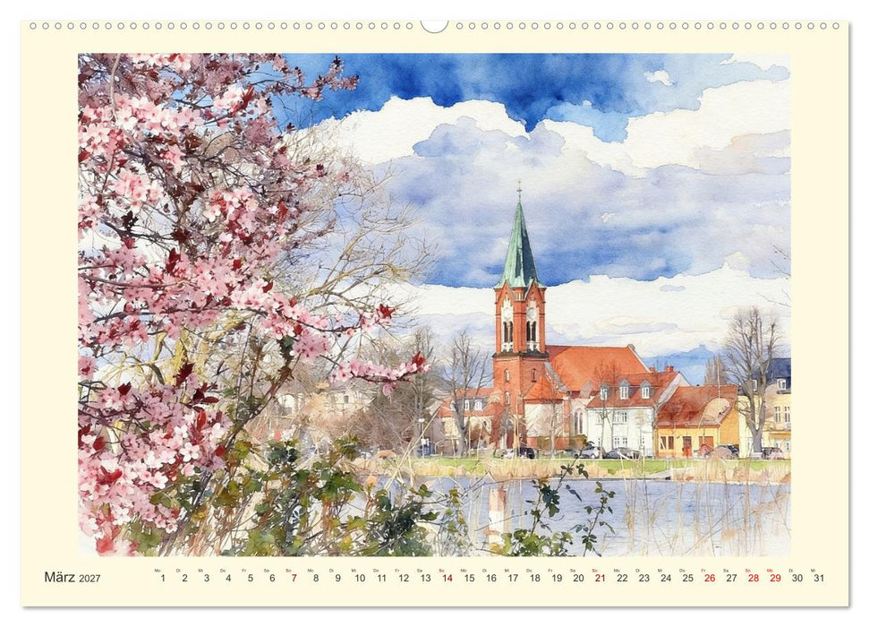 Abwechslungsreiches Brandenburg (CALVENDO Premium Wandkalender 2027)